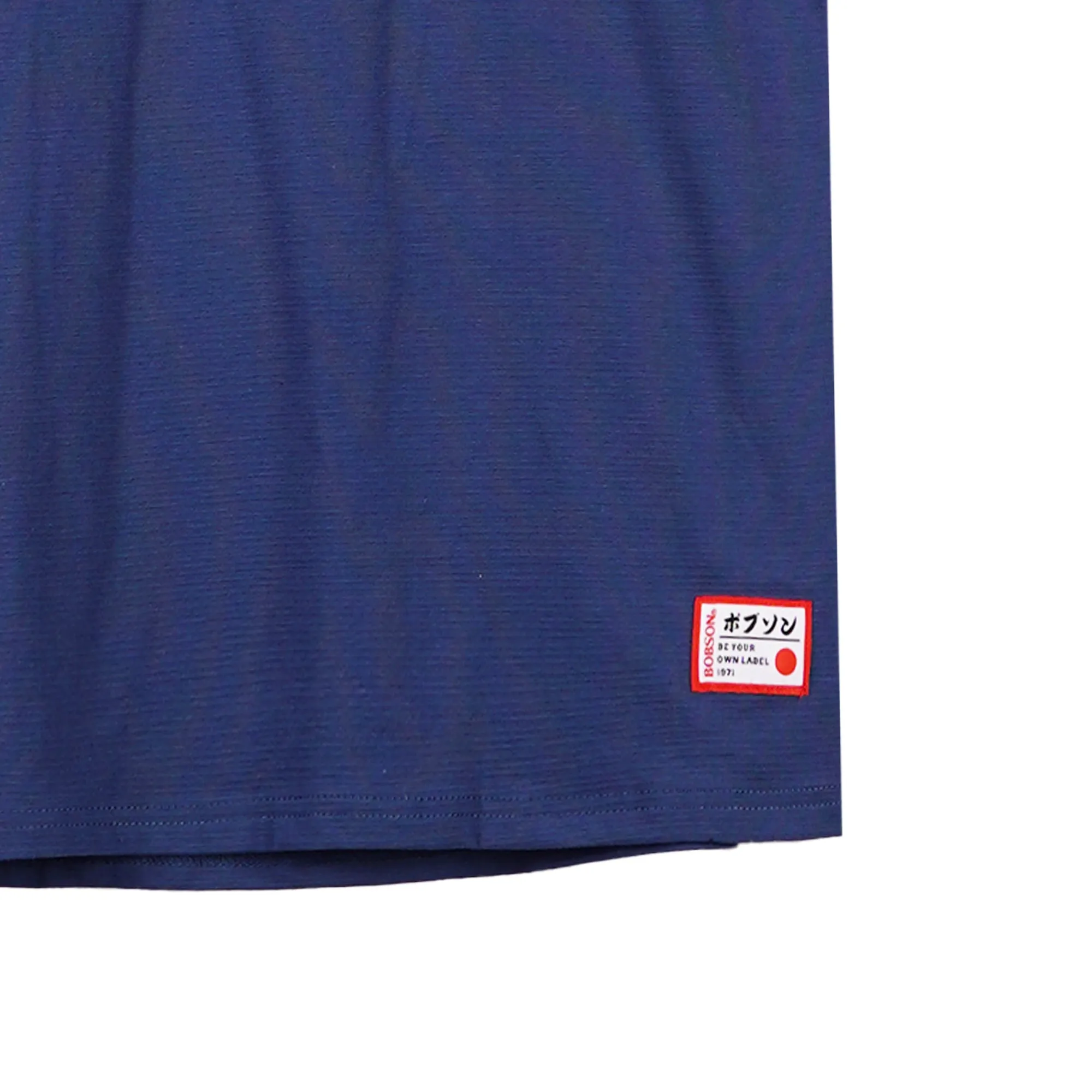 Bobson Japanese Men's Basic Tees for Men Missed Lycra Fabric Trendy Fashion High Quality Apparel Comfortable Casual Top for Men Slim Fit 111486 (Blue)