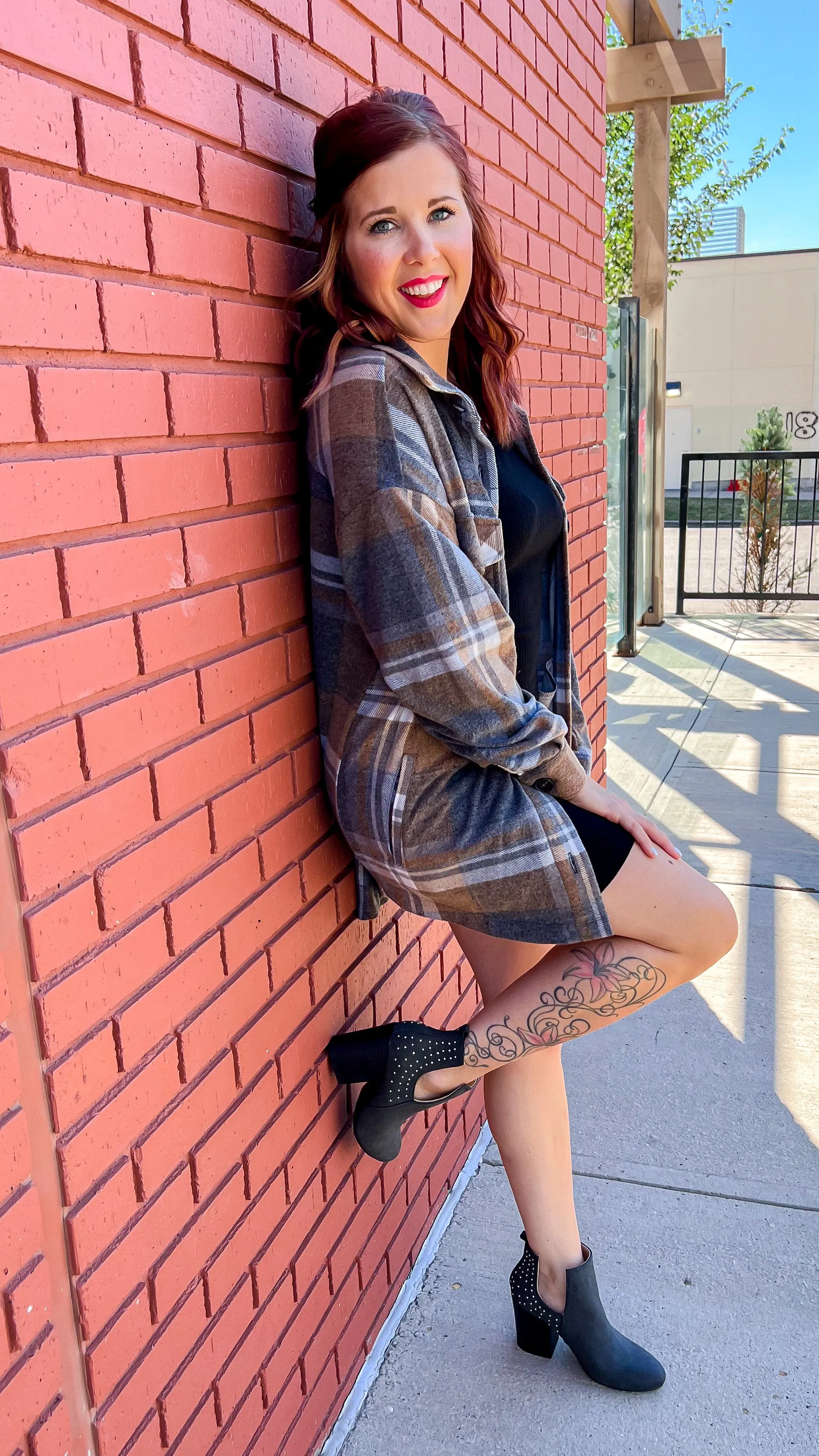 Hannah Studded Booties: Grey *SALE*
