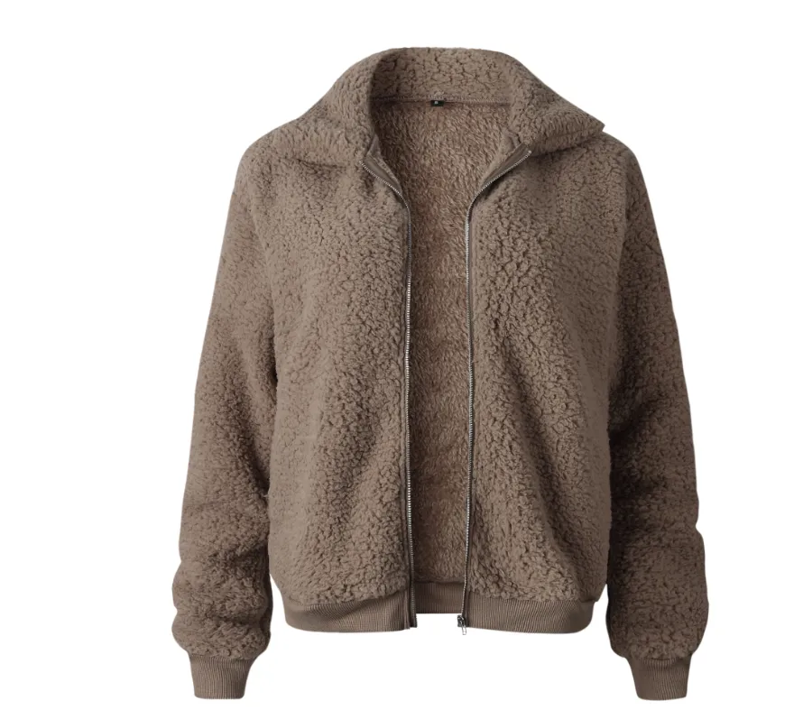 Velvet Lapel Short Jacket For Women's-GlamzLife